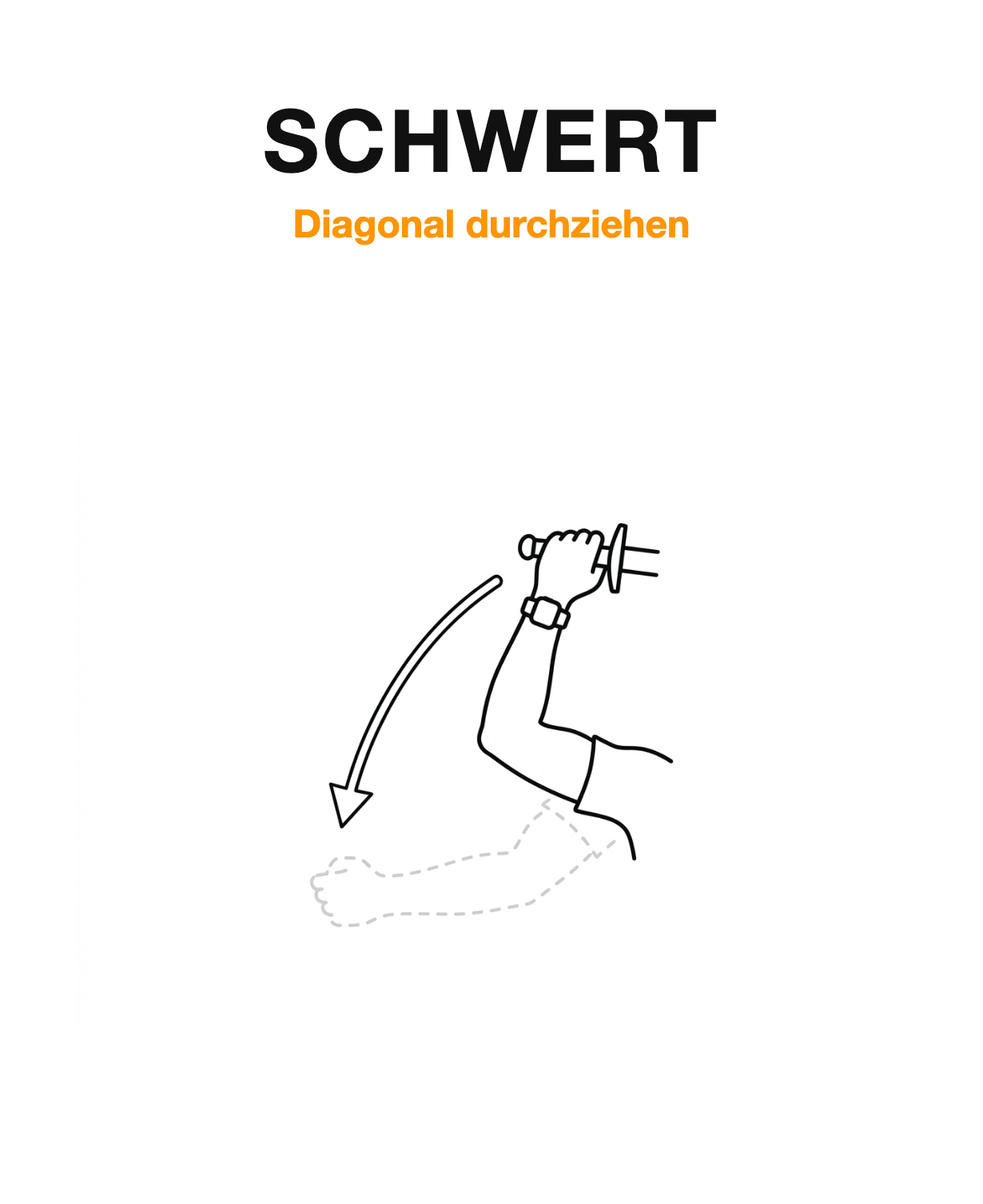 Geste Schwert