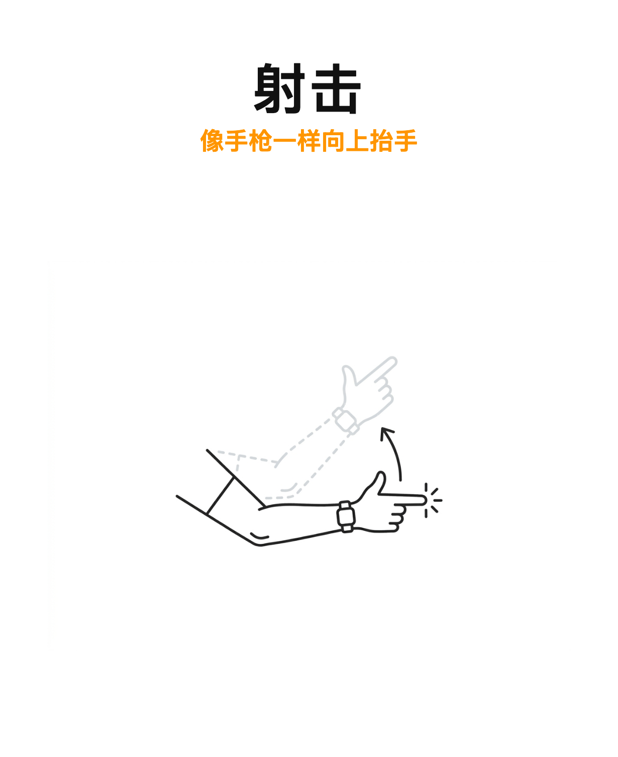 枪声手势